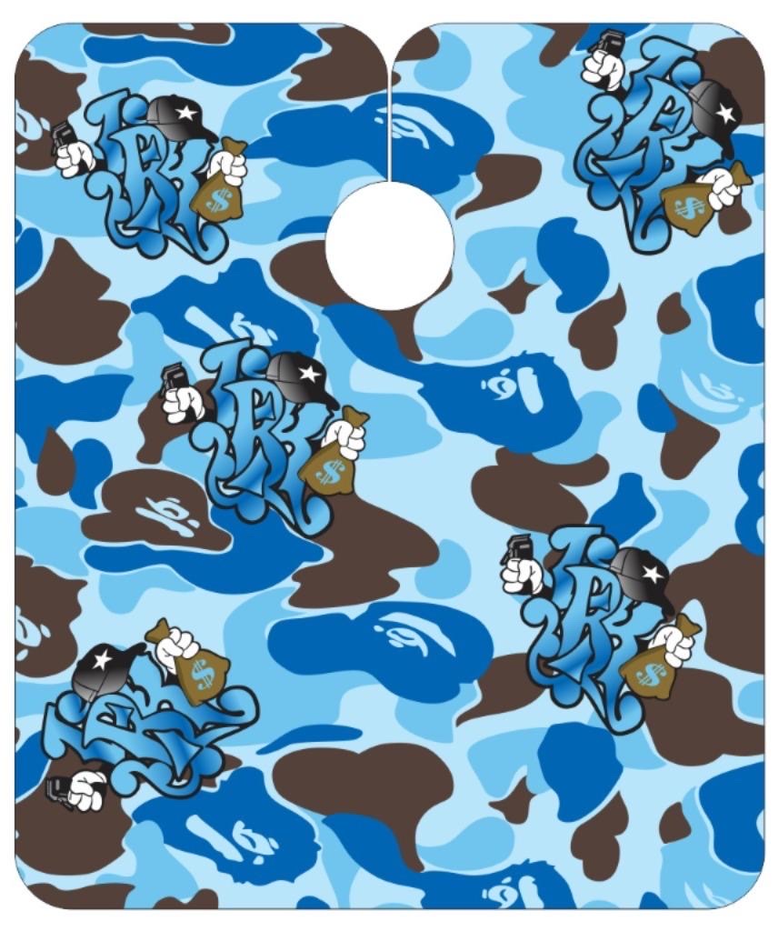 BLUE LBR X BAPE CAMO