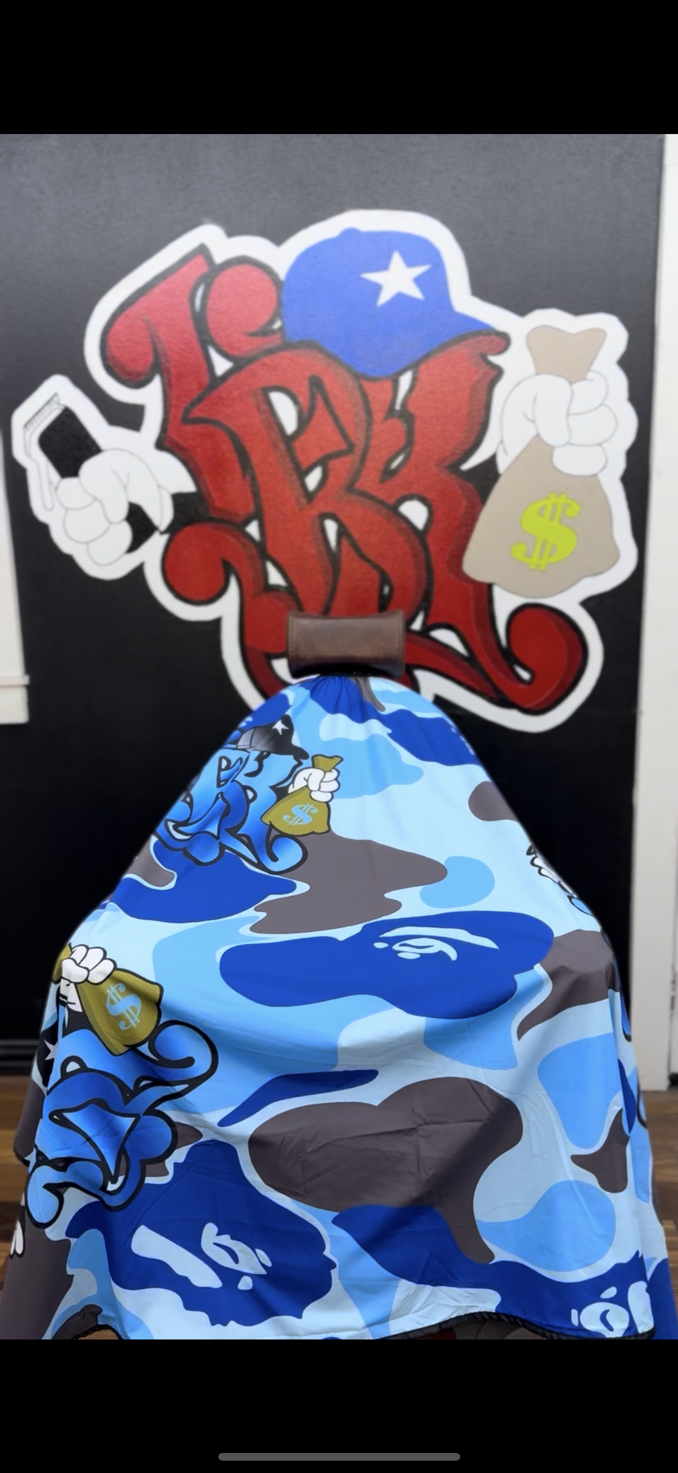 BLUE LBR X BAPE CAMO