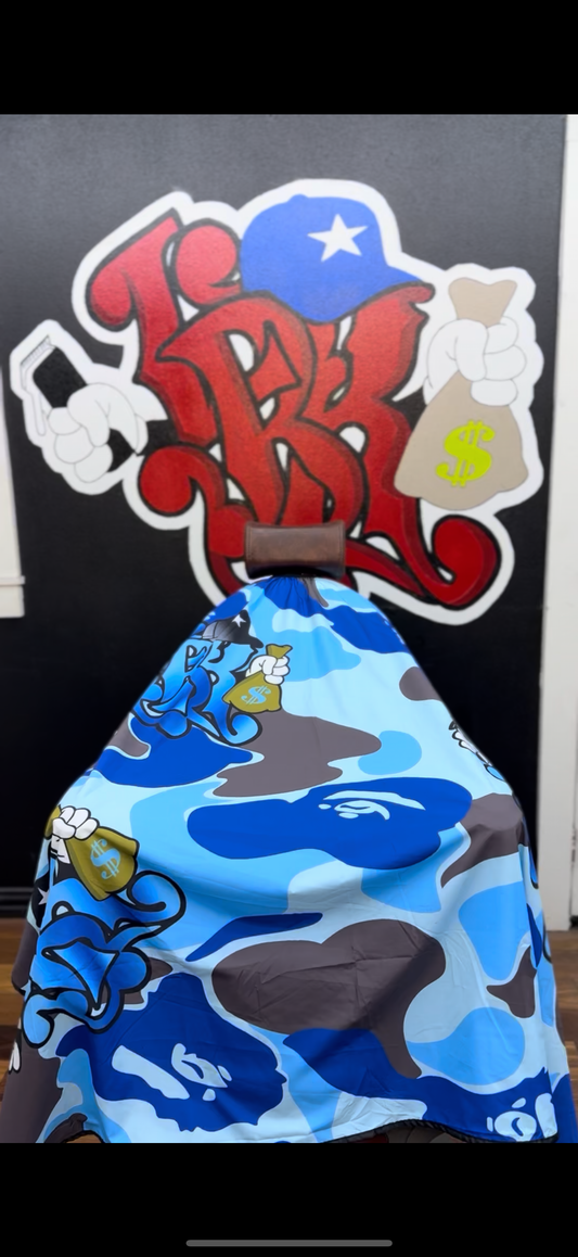 BLUE LBR X BAPE CAMO